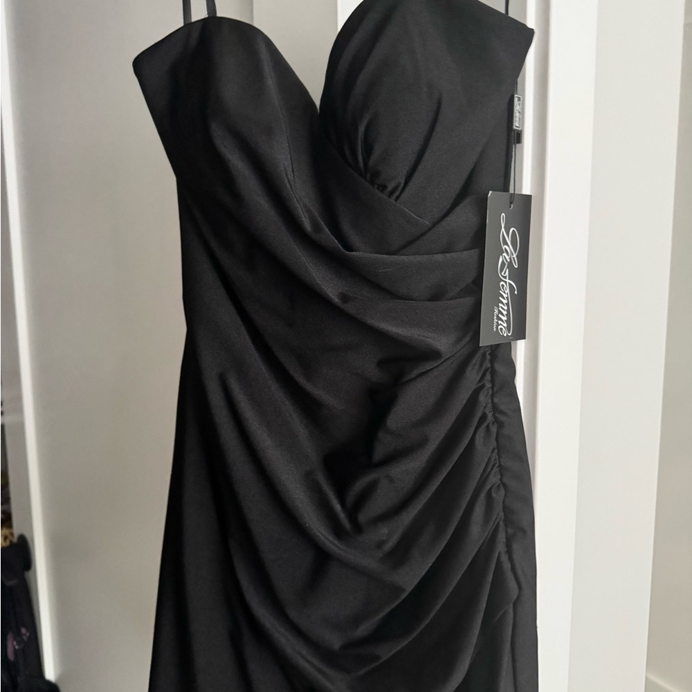 Black Strapless Dress